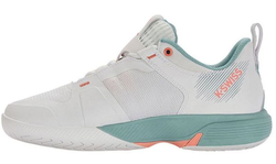Женские теннисные кроссовки K-Swiss Ultrashot Team - blanc de blanc/nile blue/desert flower