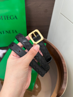 Ремень Contour из гладкой вязки коровьей кожи