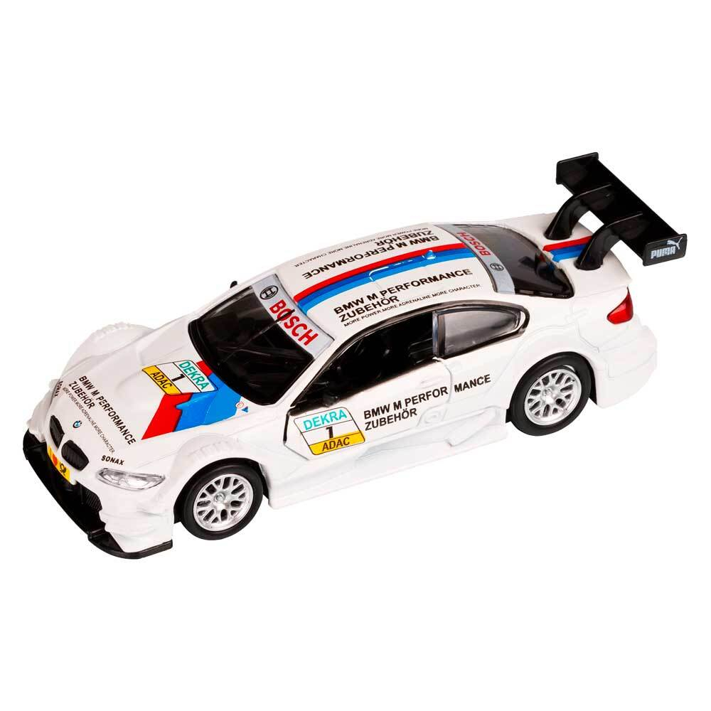 Модель 1:42 BMW M3 DTM, белый, инерция, откр. двери