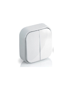 2202/2232 Выкл 2 кл (белый)