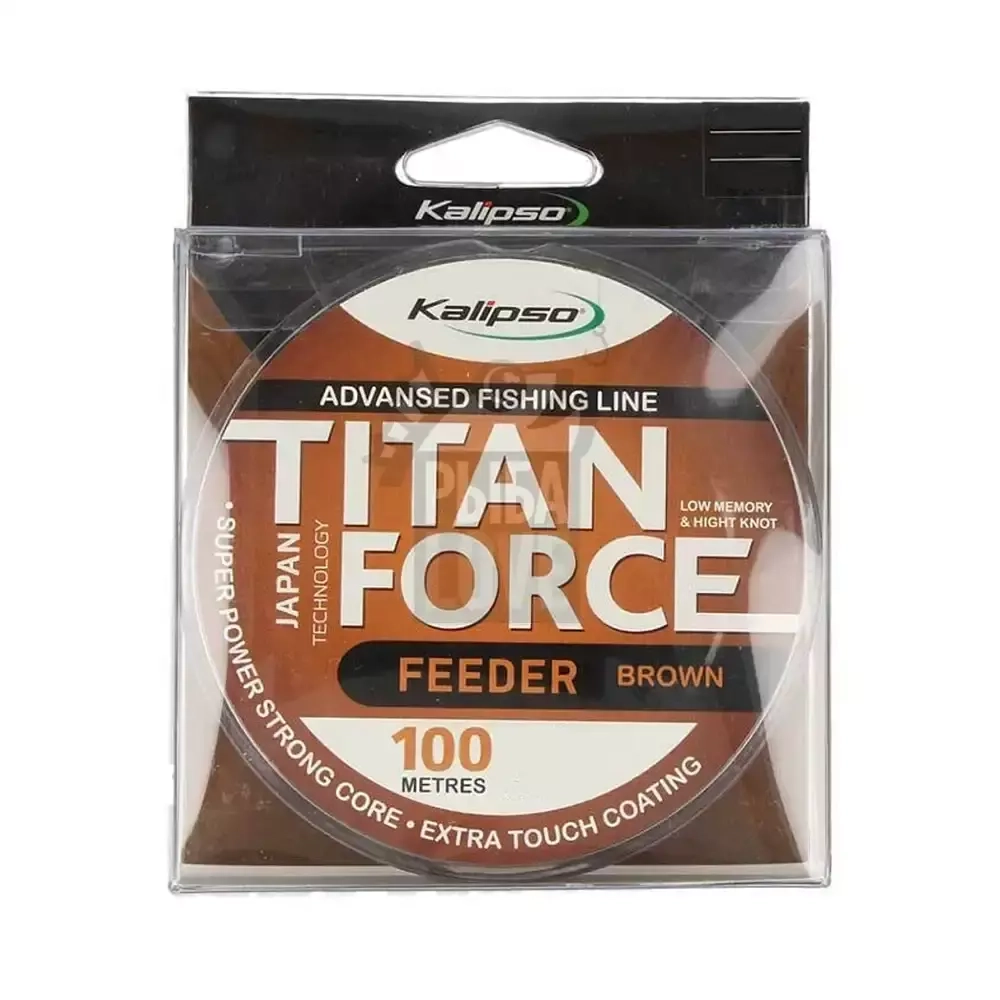 Леска Kalipso Titan Force Feeder BR 100м 0.25-0.35мм