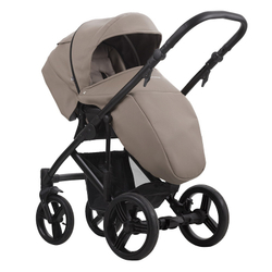 Детская коляска Bebetto Magnum Prima 2 в 1 04 т.бежевая кожа