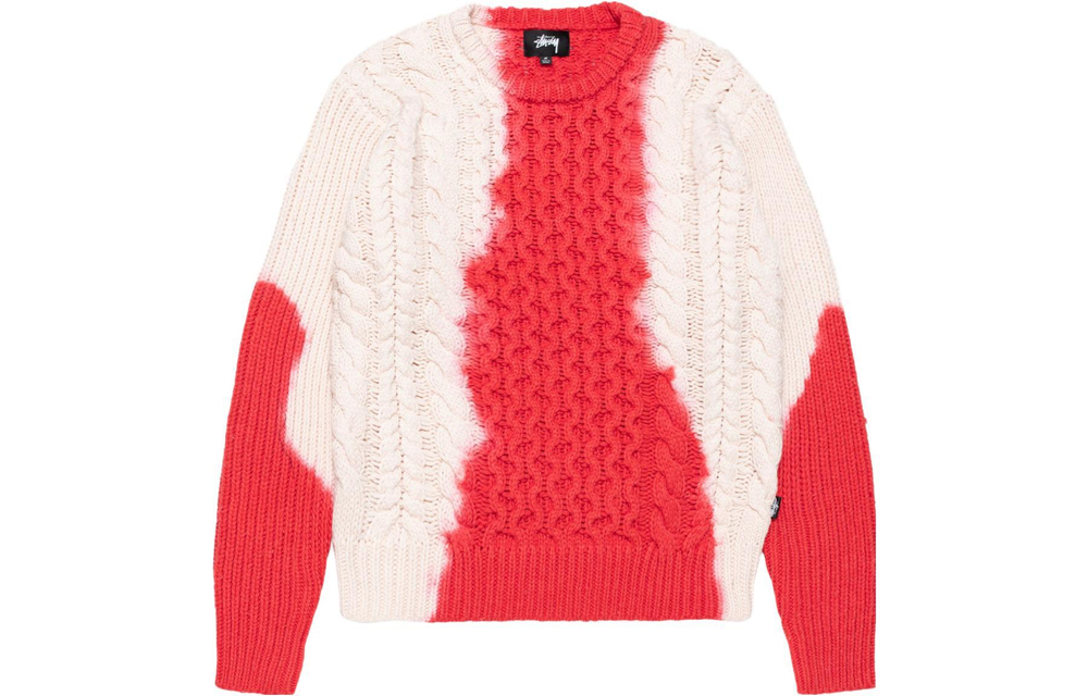 Свитеры Stussy FW23 TIE DYE FISHERMAN SWEATER, 117188