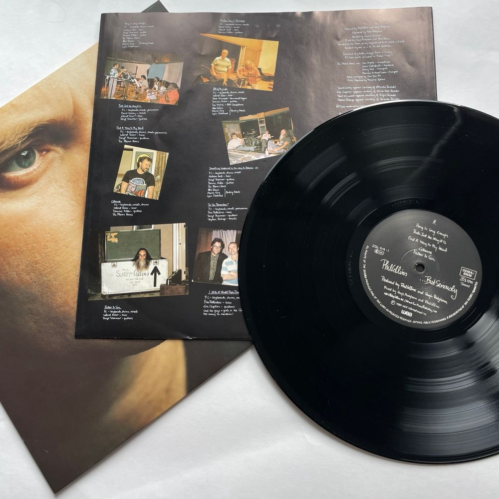 Винтажная виниловая пластинка LP Phil Collins But Seriously (Германия 1989) Another Day In Paradise
