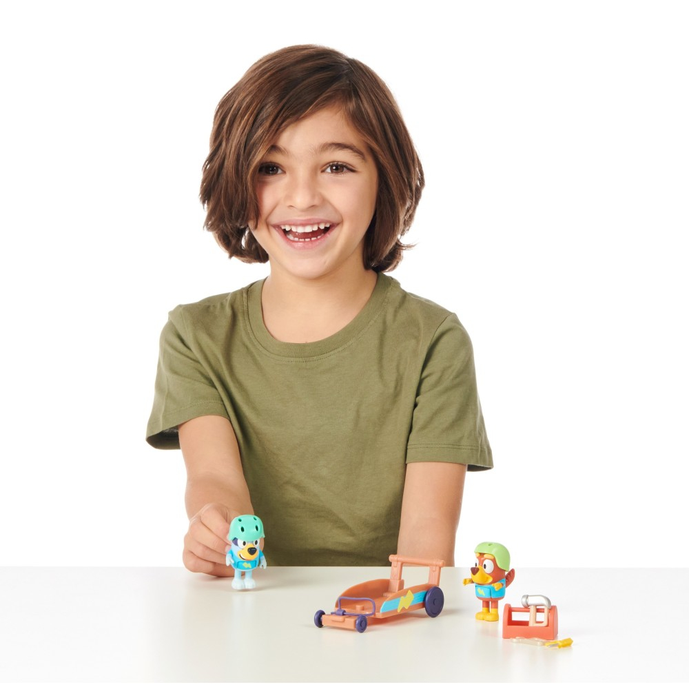 Bluey Blue - Го-карт + 2 фигурки собачек BLU17357