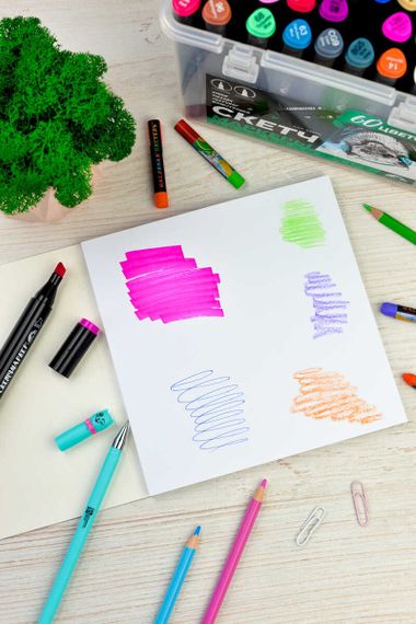 Скетчпад 170х170 мм, 40 л, блок - белый офсет 120 г/м², арт. 62714