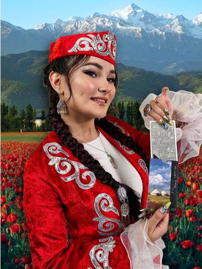 Пластина для стемпинга Enigmanic Stamping №037 KAZAKHSTAN
