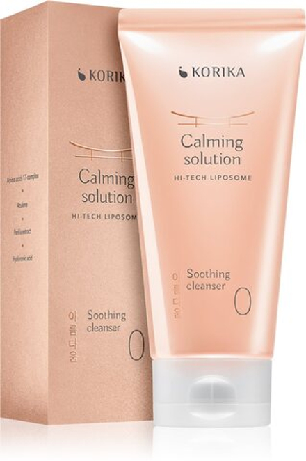 KORIKA HI-TECH LIPOSOME Calming solution Soothing cleanser - успокаивающий очищающий крем /   150  ml  / GTIN 8059300538920