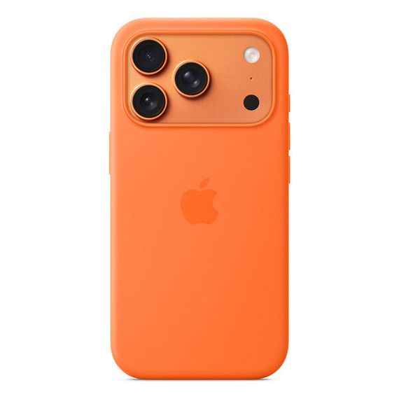 Чехол Apple Silicone Case для iPhone 17 Pro с MagSafe (MGFE4) Orange