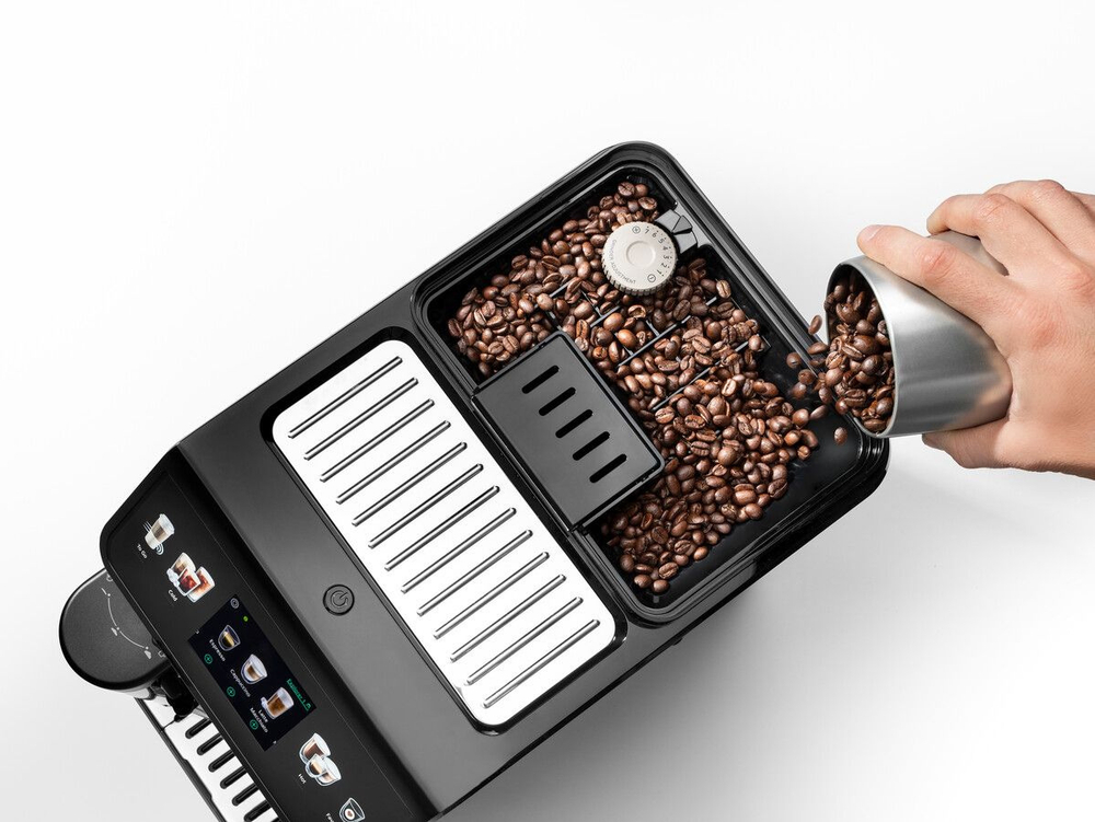 Кофемашина Delonghi Eletta Explore ECAM450.55.S 1450Вт серебристый/черный