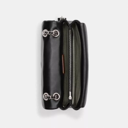 COACH СУМКА ЧЕРЕЗ ПЛЕЧО TABBY 26 С МЯГКОЙ ПОДКЛАДКОЙ, ЧЕРНЫЙ/СЕРЕБРЯНЫЙ