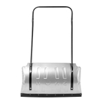 Движок для уборки снега оцинкованный, 750х420х1120 мм, усиленный, стальная рукоятка, Сибртех