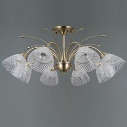 Люстра на штанге ILLUMICO AREZZO IL0594-8CSQ-25 AB AREZZO