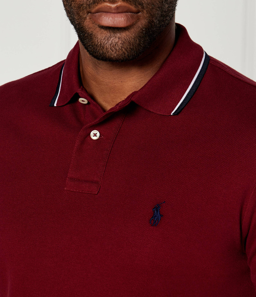 Поло POLO RALPH LAUREN - бордовый(710842621)