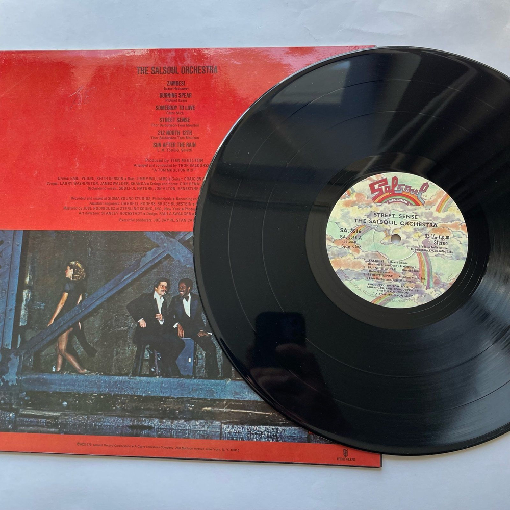 Винтажная виниловая пластинка LP The Salsoul Orchestra Street Sense (Австралия 1979)