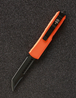 Автоматический складной нож SteelBro UTX-85 Hellhound Black VG-10 719-1OR (оранжевый) фронталка/выкидуха