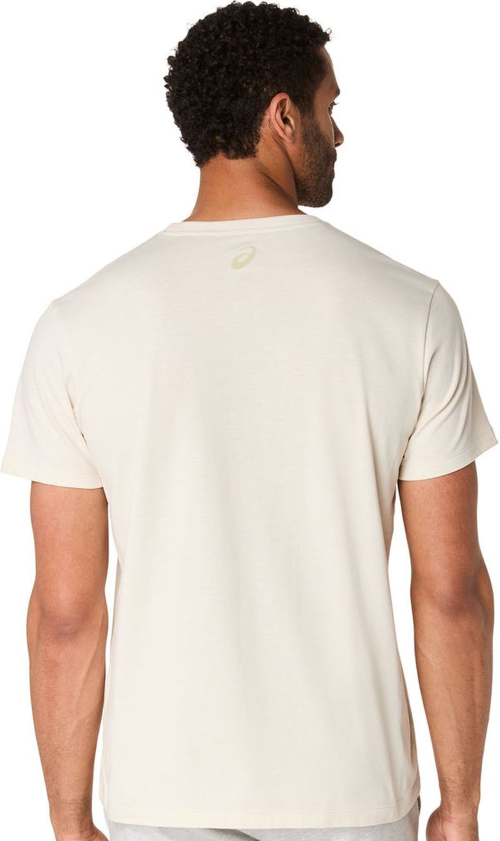 Теннисная футболка Asics Chest Logo Short Sleeve - birch/khaki