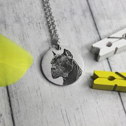 Кулон подвеска с гравировкой фотографии на заказ