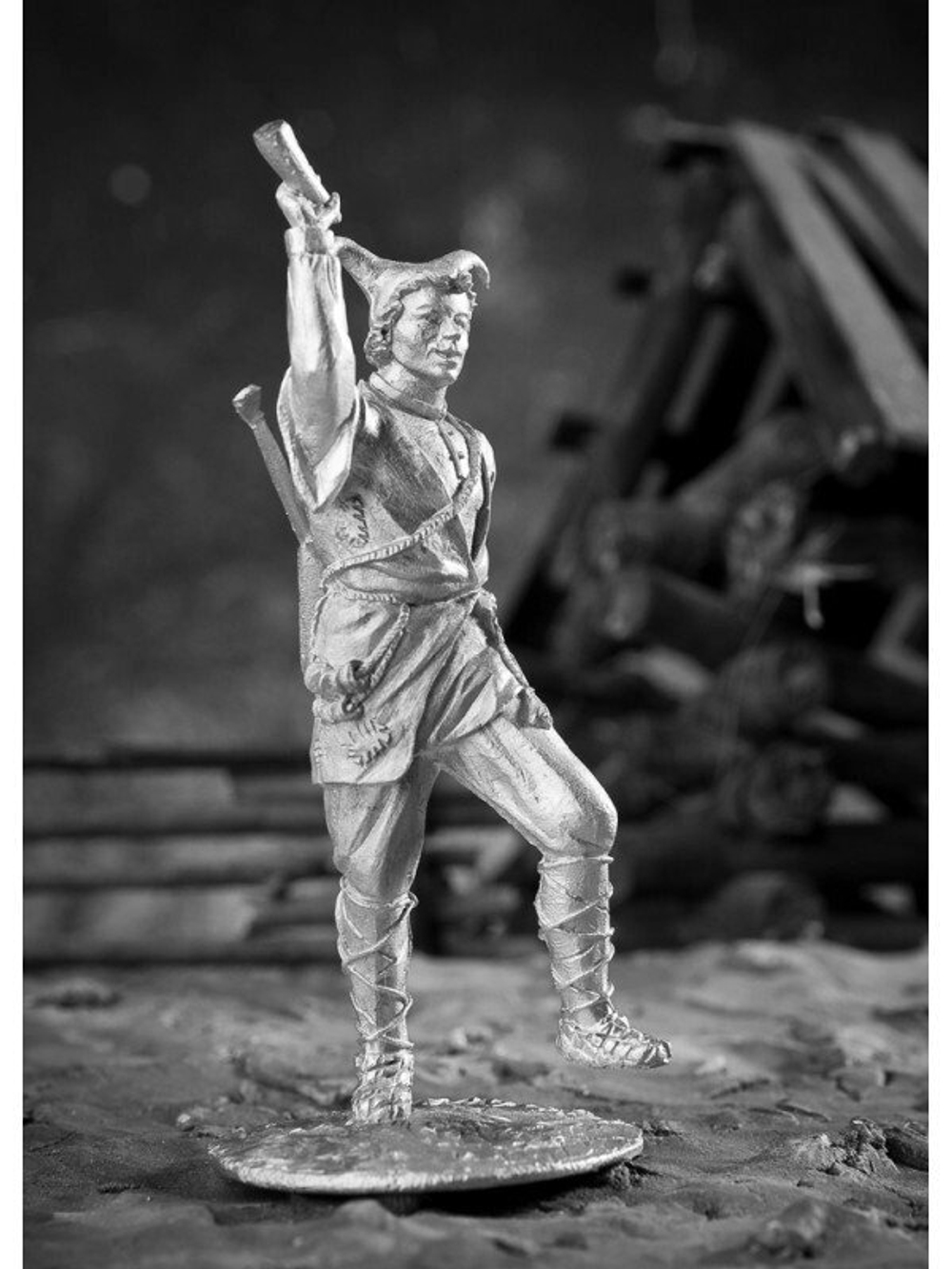 Оловянная фигурка Скоморох