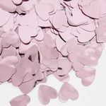 Конфетти фольга Сердце, Розовое Золото, Металлик, 1,5 см, 50 гр.