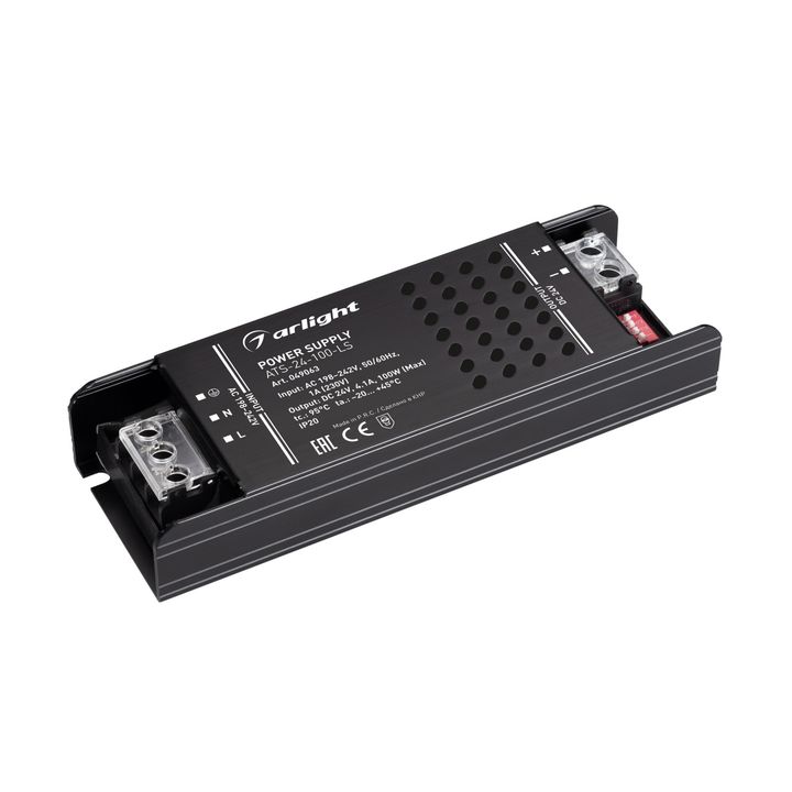 Блок питания Arlight ATS-24-100-LS 100W 24V 4.1A 049063