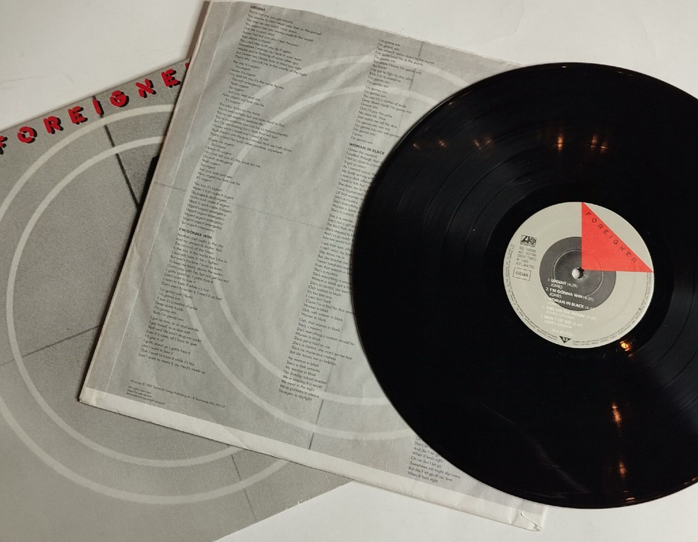 Винтажная виниловая пластинка LP Foreigner 4 (Germany 1981)