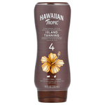 Hawaiian Tropic, Island Tanning, солнцезащитный лосьон, масло какао, SPF 4, 236 мл (8 жидк. унц.)