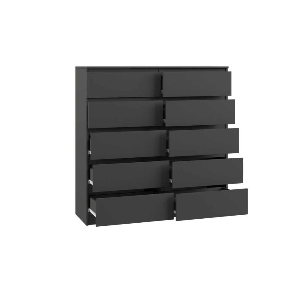 МС Мадера Комод К10М 1200*1226*420 (лдсп графит новый)