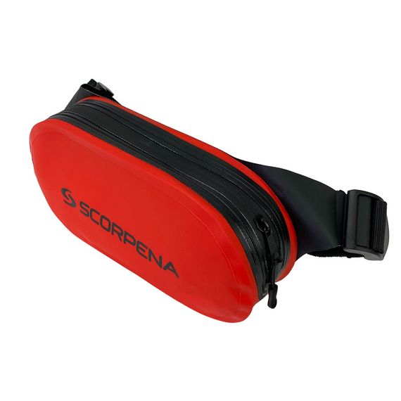Поясная водозащитная сумочка Scorpena 2 л красная