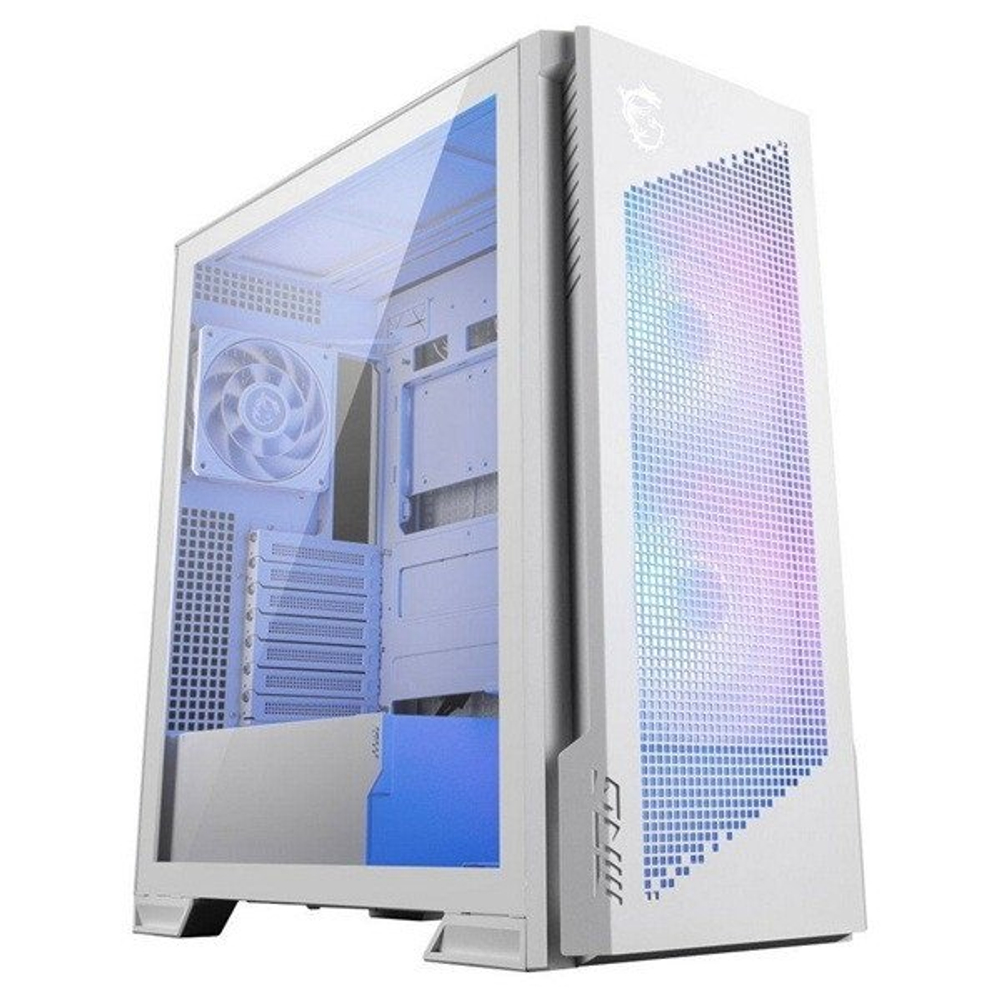 Компьютерный корпус MSI MPG VELOX 300R AIRFLOW PZ WHITE EATX/ATX/mATX/mITX 2xUSB, Type-C White