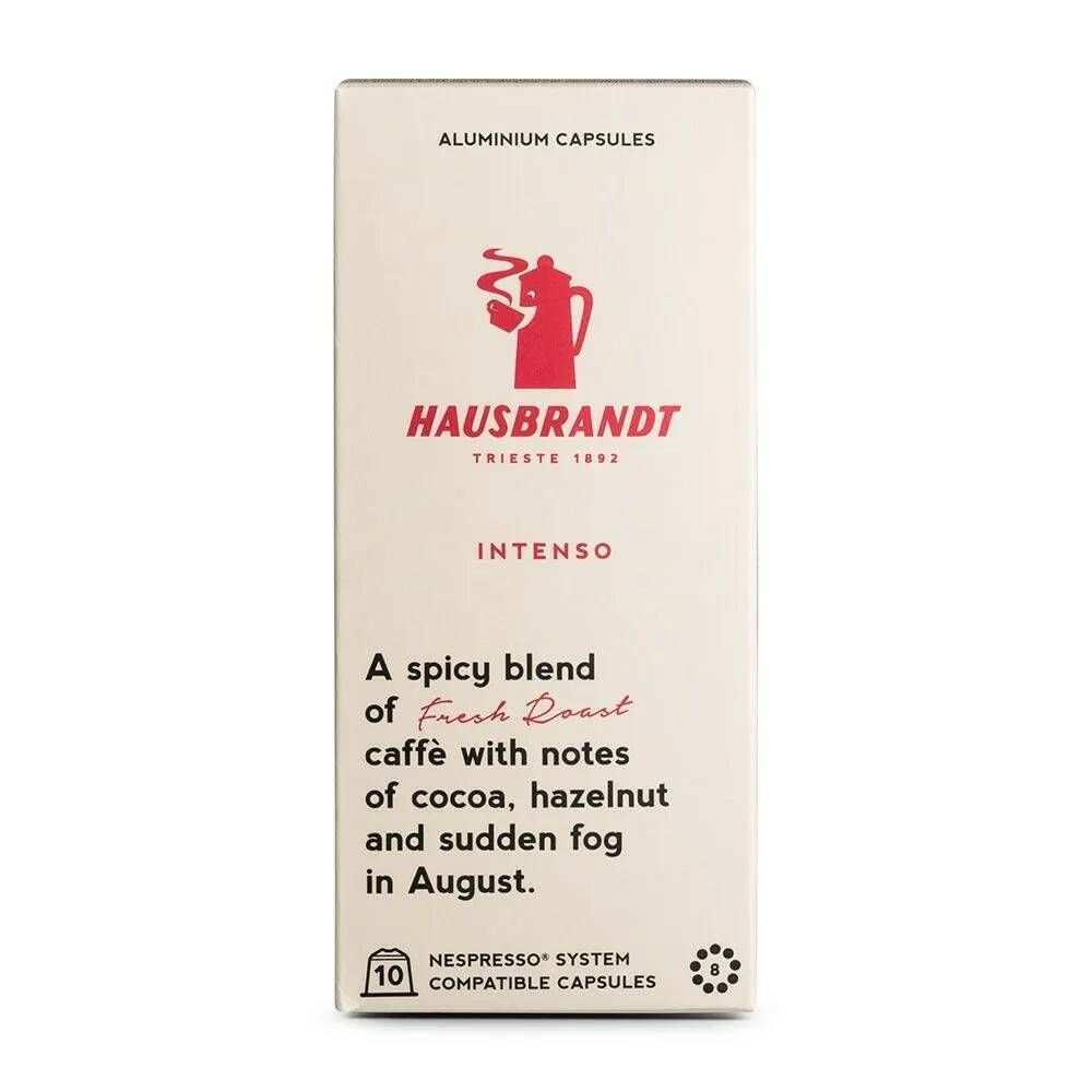 Кофе в капсулах Hausbrandt Intenso, 4 упаковки по 10 шт