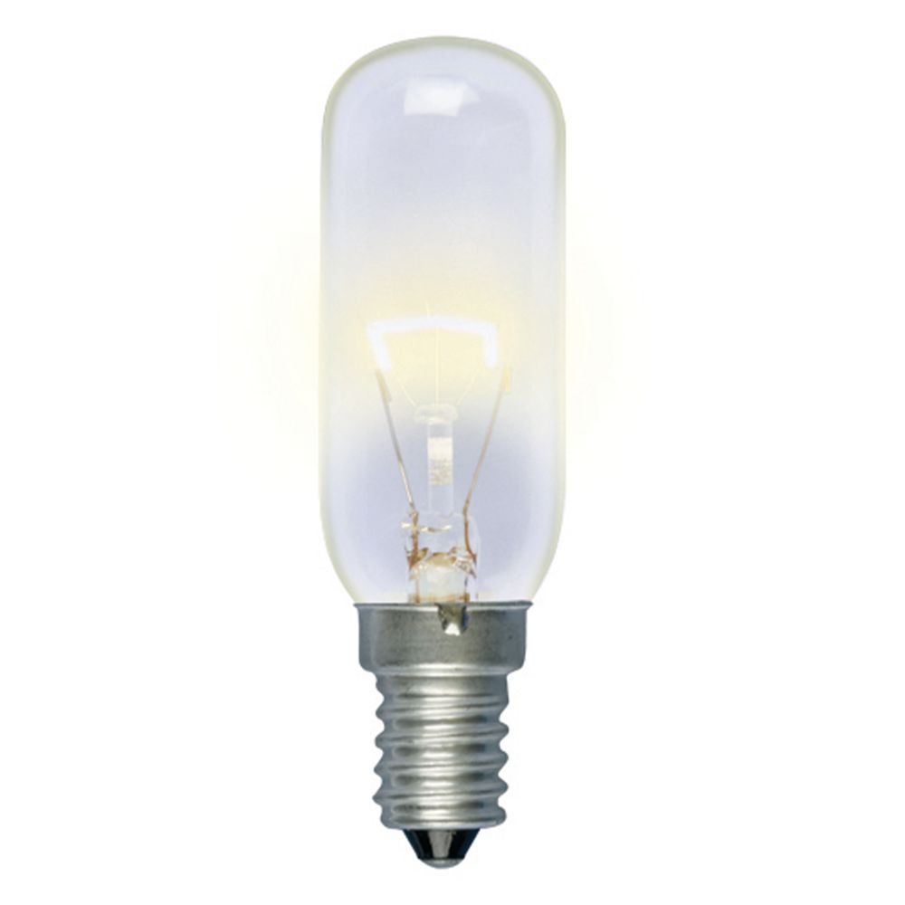 IL-F25-CL-40-E14 Лампа накаливания для холодильников и вытяжки. 40Вт. Прозрачная. Картон. ТМ Uniel.