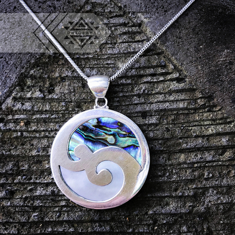 Кулон ВОЛНА малый, серебро