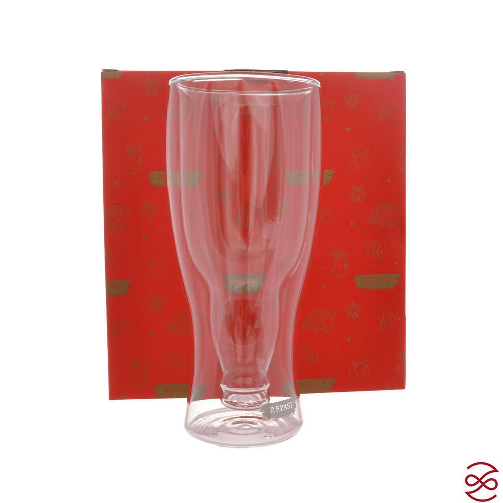 Набор стаканов для пива с двойным стеклом Repast Double wall 450 мл (2 шт)