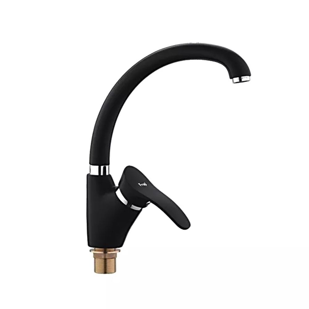 Смеситель FRAP кухня шар. 40мм бок. ручка F4101-11 ЧЕРНЫЙ