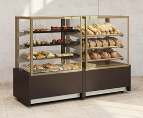 Витрина нейтральная Carboma KC70 N 1,3-1 Light