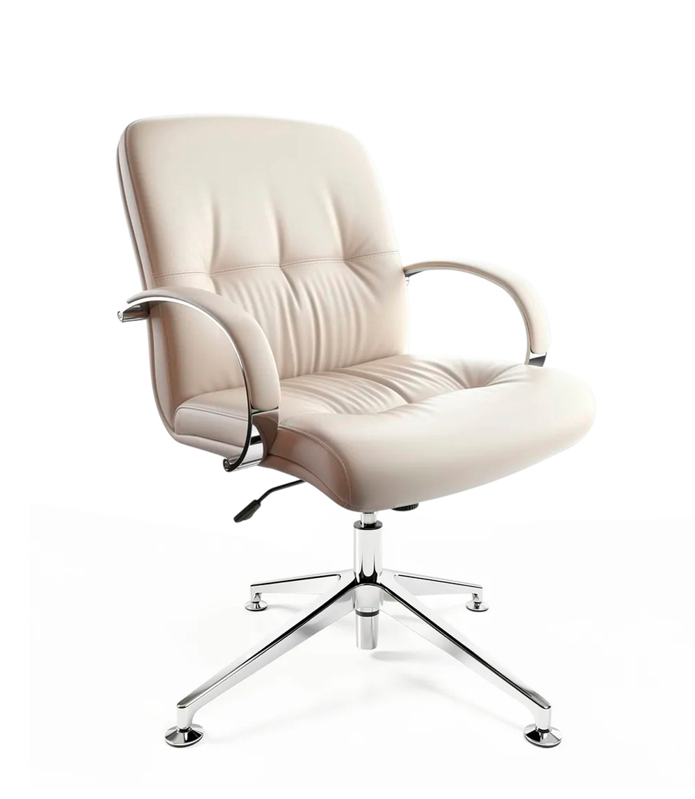 Vienna кресло директорское / посетительское на четырехлучье