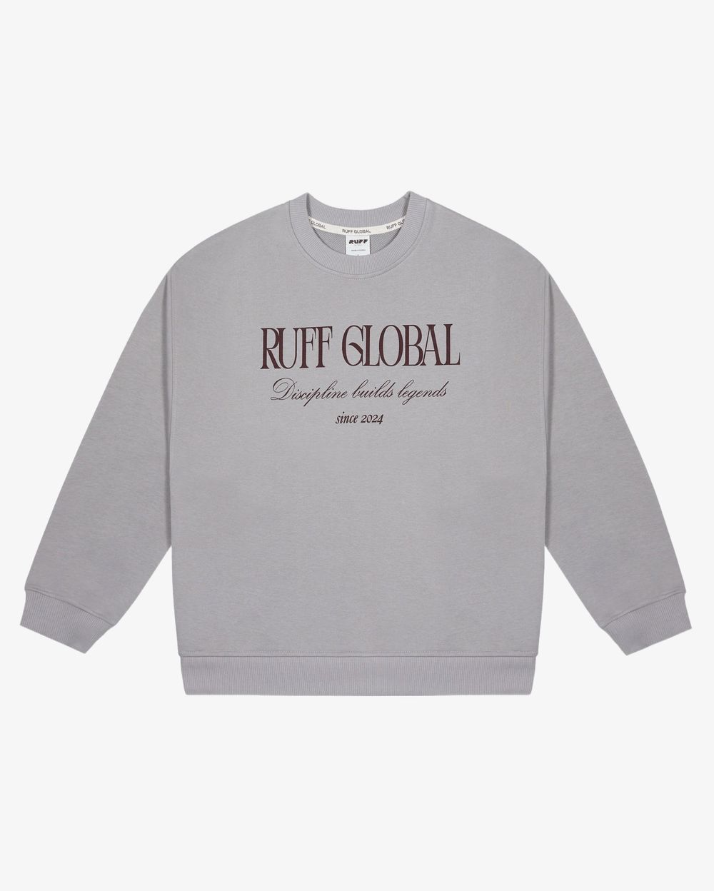Толстовка Ruff Global Oversized серая