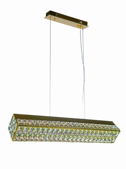 2809E/33W GOLD+CLEAR (1) Люстра NW