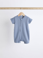 Боди с коротким рукавом для малышей Next Q53-624, 3 шт., Голубой, Хаки