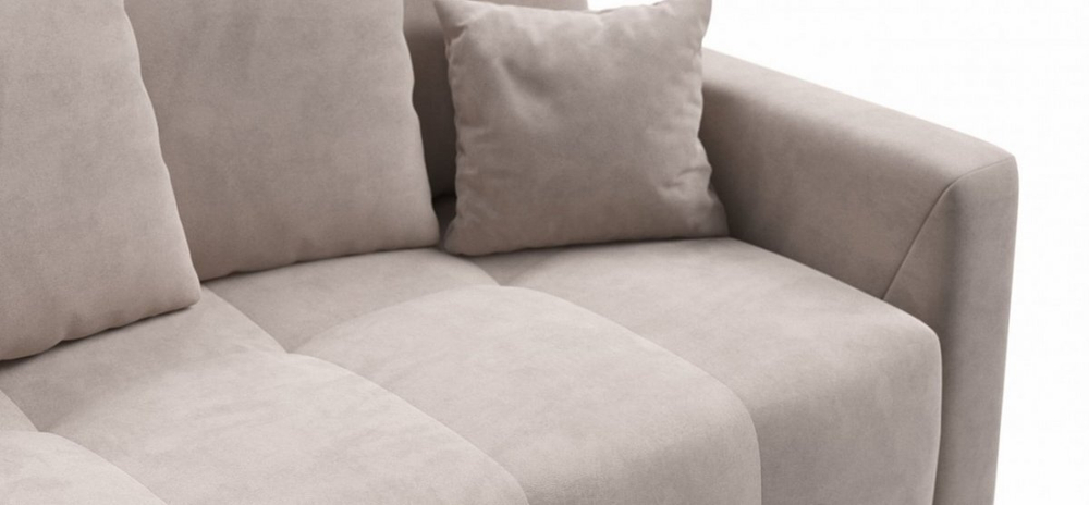 Диван Босс Тренд Велюр Монолит латте