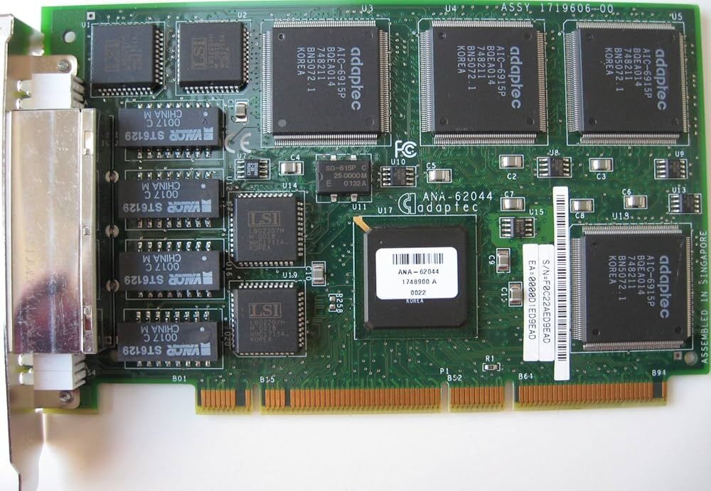 Сетевая карта Adaptec DuraLan ANA-62044 Quad Port 4x100Мбит/сек 4xRJ45 PCI/PCI-X ANA-62044
