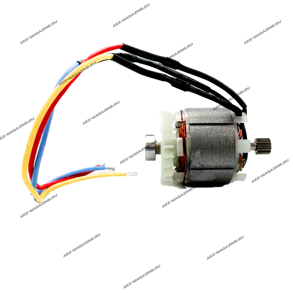 Бесщеточный двигатель на шуруповерт 3820 12В, 16,8В, 18В, 21В с шестерней