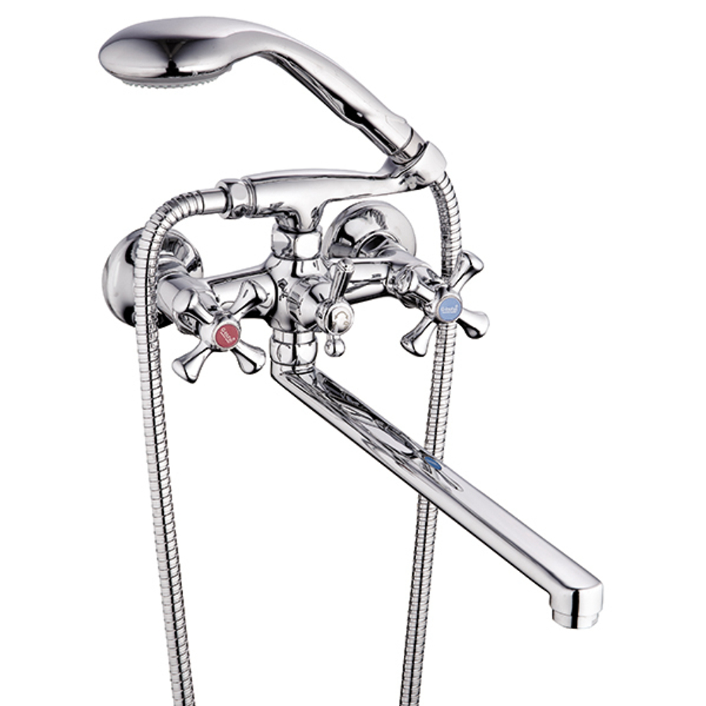 Смеситель для ванны и раковины 1/2 кер Glauf QTZ7-A827