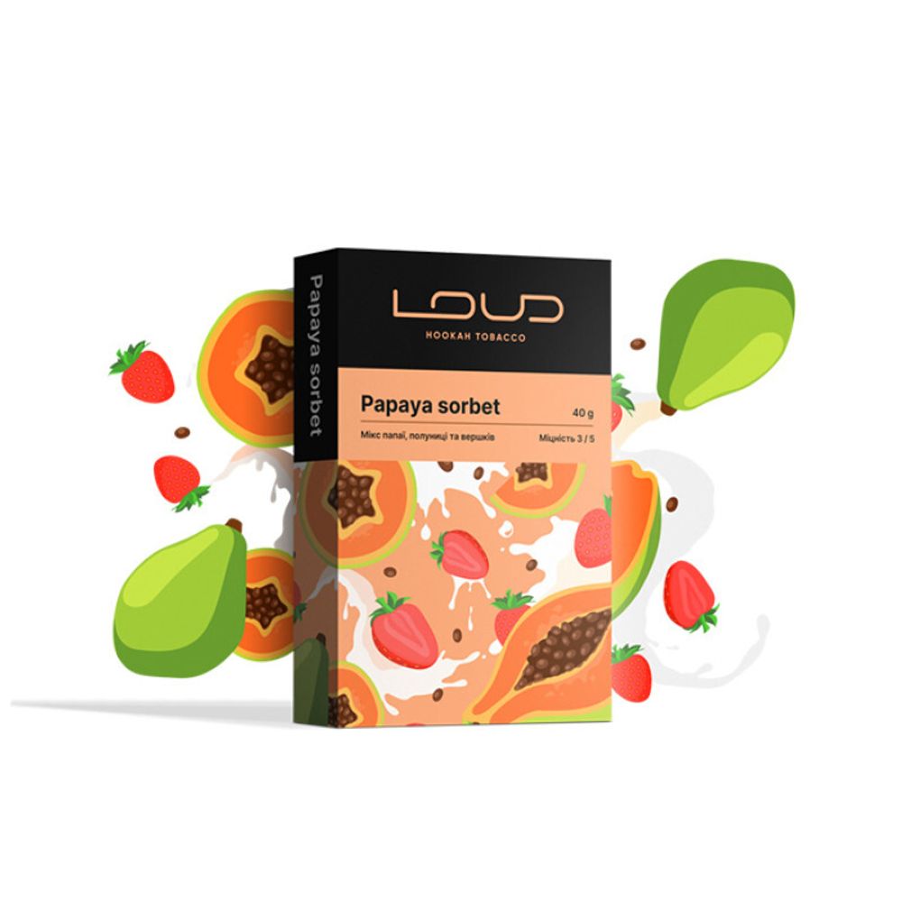 LOUD Dark Line - Papaya Sorbet (40g)