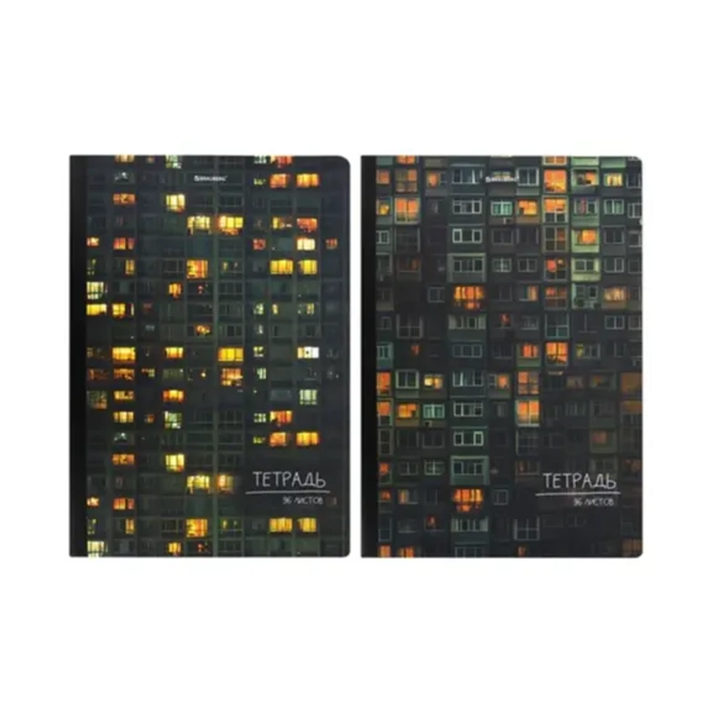 Тетрадь А-4 96л. клетка, сшивка с корешком, обложка картон BRAUBERG