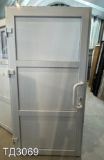 Дверь пластиковая входная Б/У 2040(в) x 1040(ш)