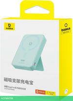 Портативное зарядное устройство Baseus MagPro Peppermint Blue (P10064101333-00)