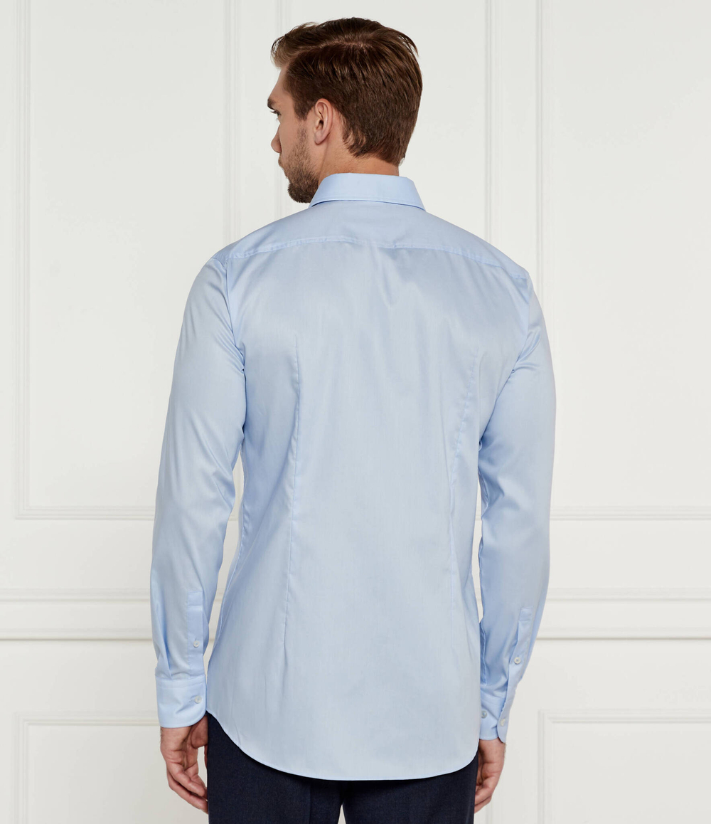 Рубашка H-HANK-kent-C3-214 BOSS BLACK - голубой(50527348)