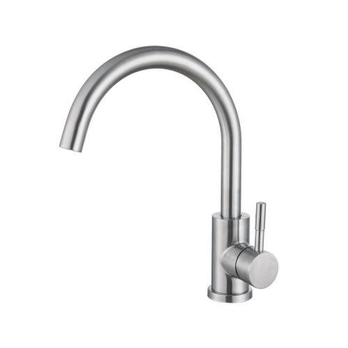 Смеситель для кухни 35к HB72304-3 HAIBA боковая б/отв п/гайку НЕРЖ